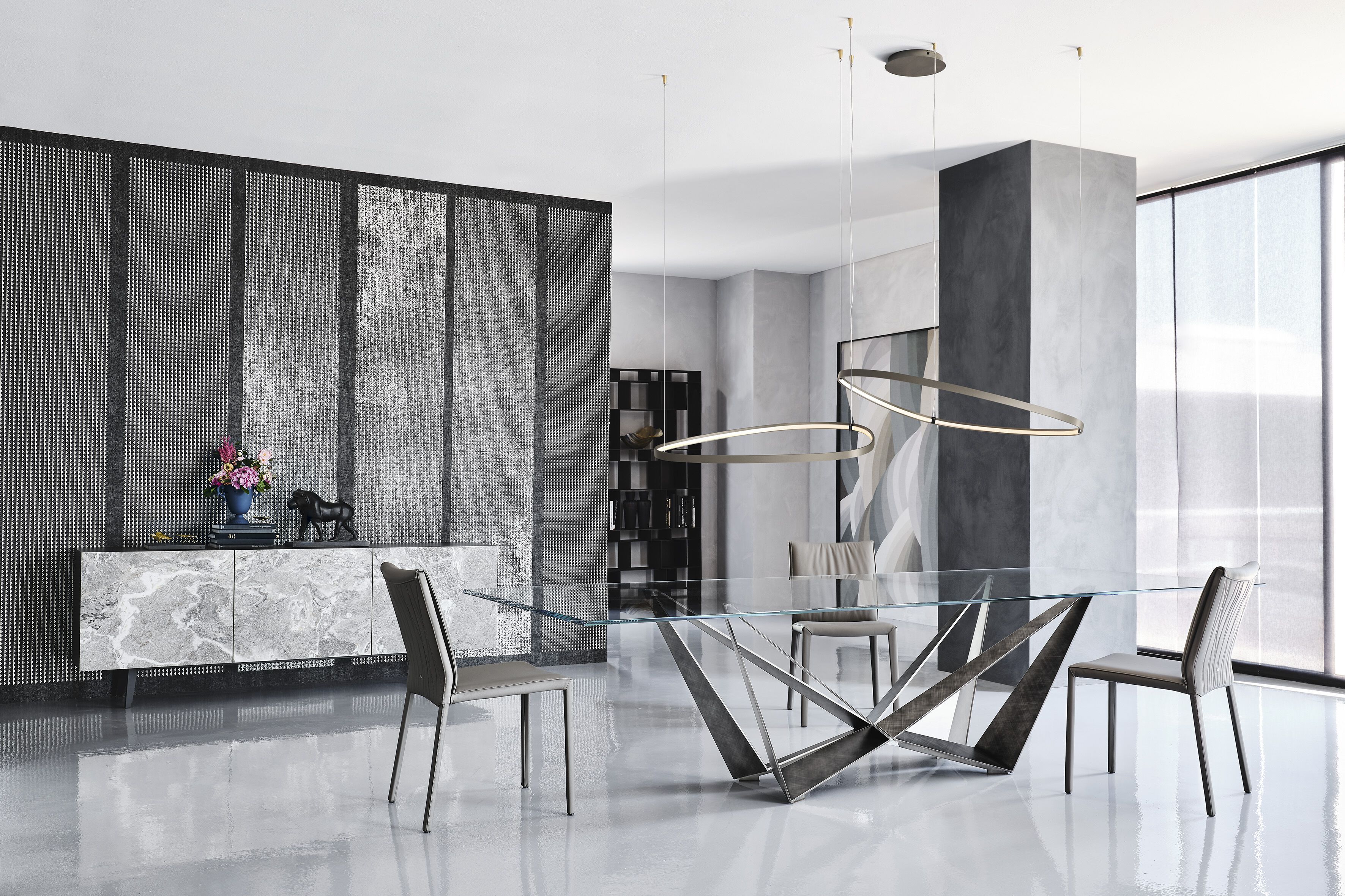 Прямоугольный Хрустальный стол Cattelan italia Скорпио ARCH-00121392 - Вид №7