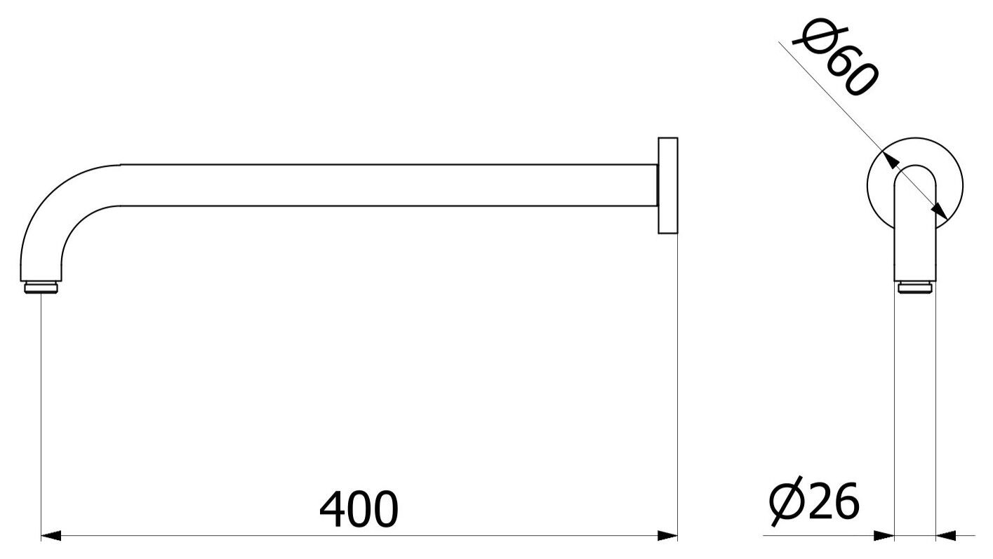 Настенный душ IB цвет ARCH-00045256 - Вид №3