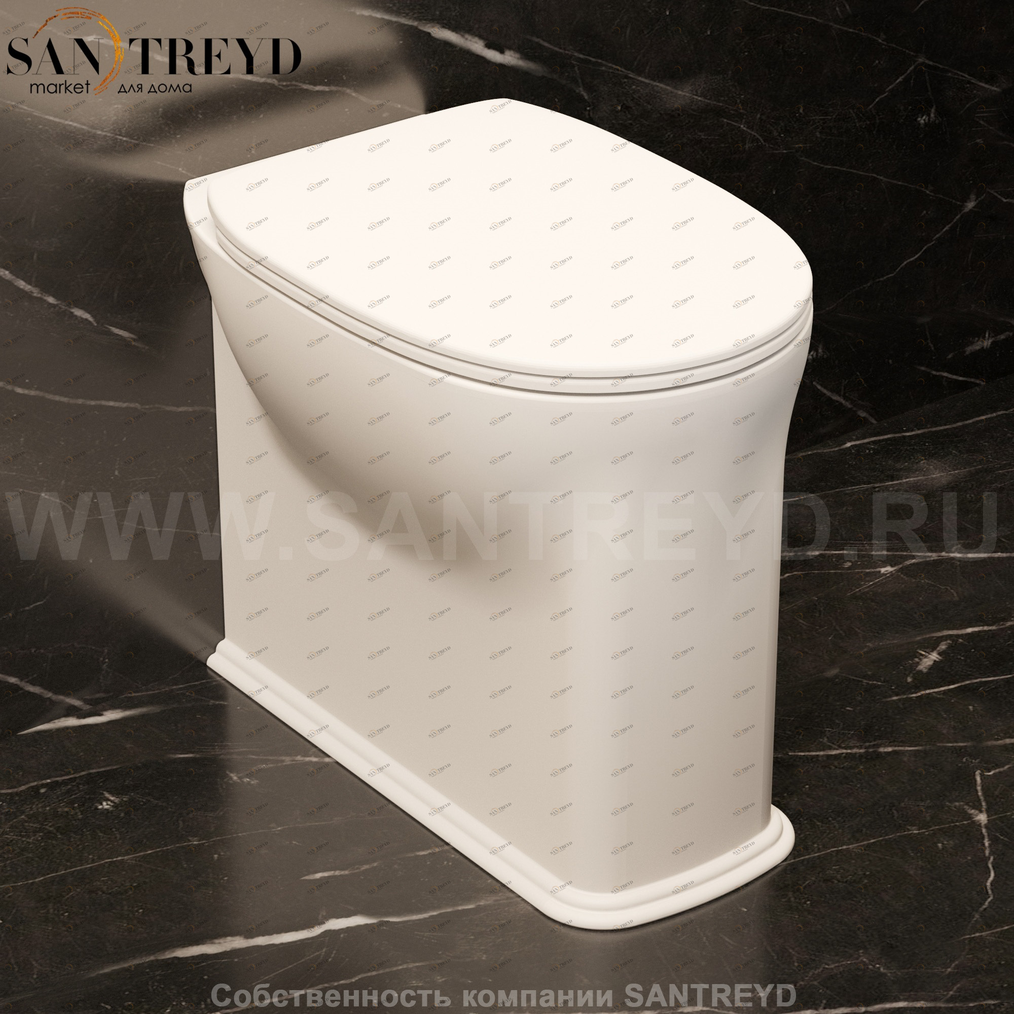 MA117G9003 Приставной унитаз напольный Белый Ceramica Flaminia Madre Италия