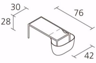 Alias Прямоугольный журнальный столик с вещевым ящиком Flow bowl sun-id-1370851 - Вид №4