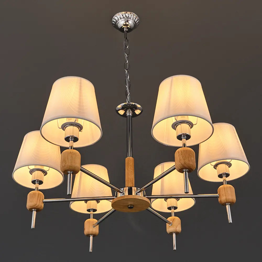 Люстра Jlight Lex 3140/6 цвет хром 84315598 STLM-2124063 