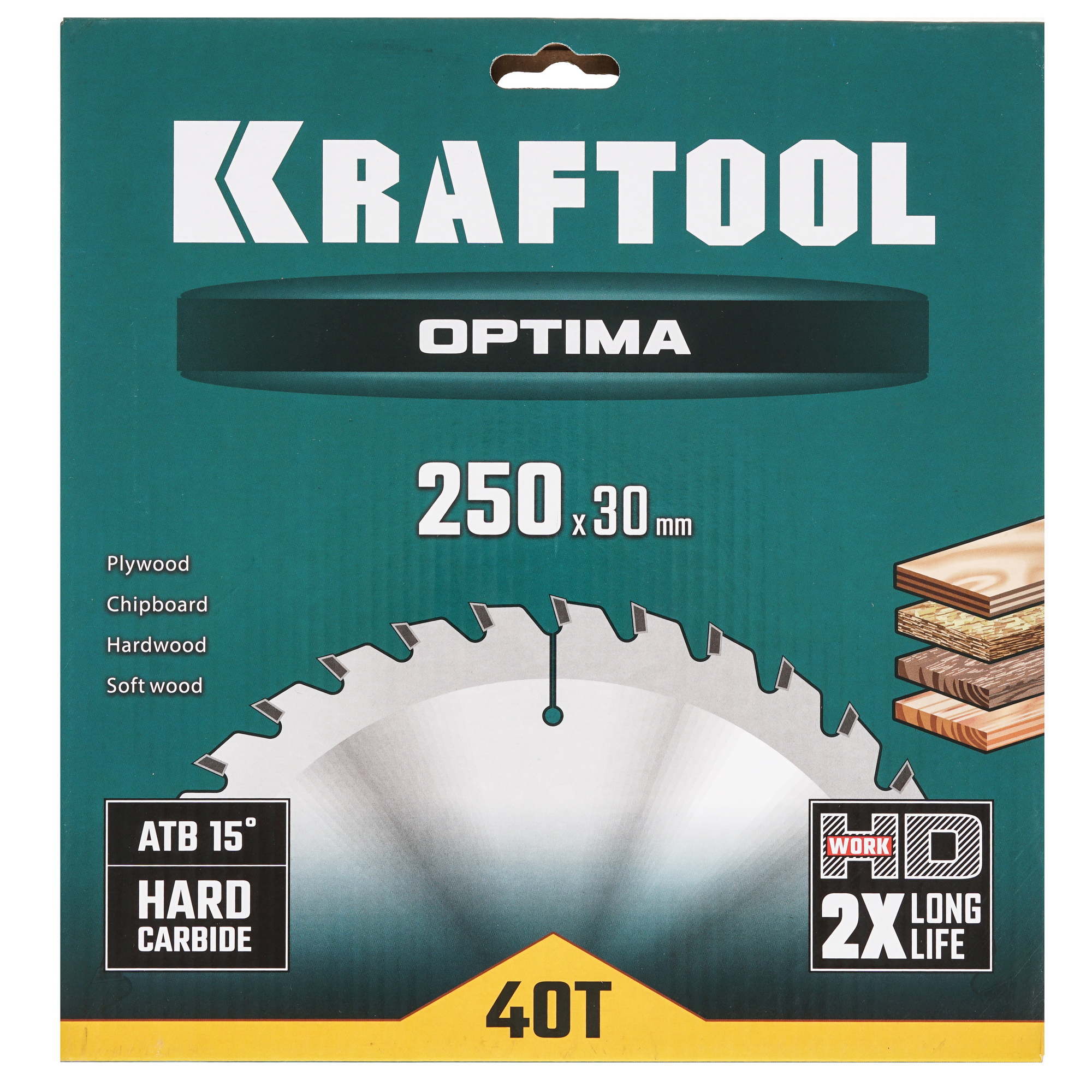 Диск пильный KRAFTOOL 36951-250-30 9107986 STDN-0059161 - Вид №3