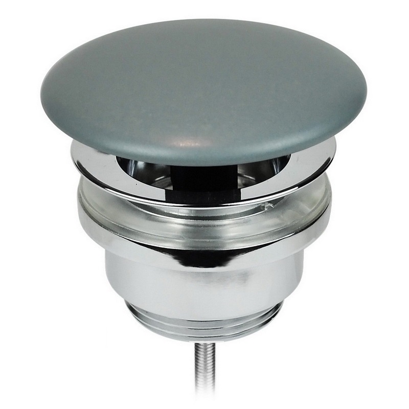 A038VX.116 Донный клапан с керамической накладкой с функцией Click-clack A. e. T. Italia RICAMBI Серый матовый AeT ITALIA - Вид №1