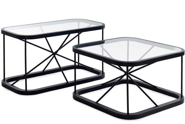 Woodnotes Прямоугольный журнальный столик из дерева и стекла sun-id-1445970 - Вид №3