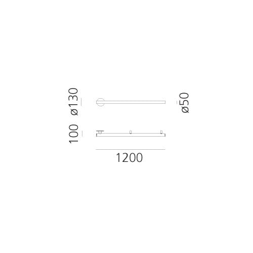 Профиль для линейного освещения из метакрилата Artemide алфавит света ARCH-00014051 - Вид №1