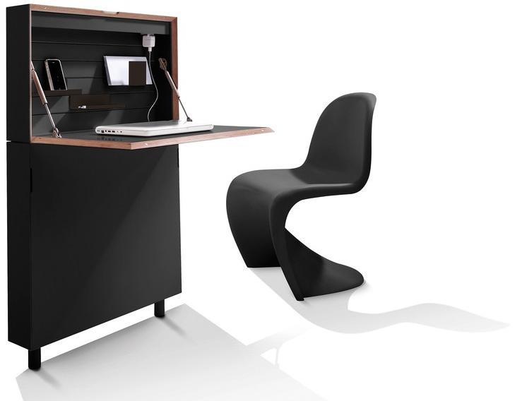 Müller Small Living Письменный стол из березы с откидными дверцами  Fl110  - Вид №14