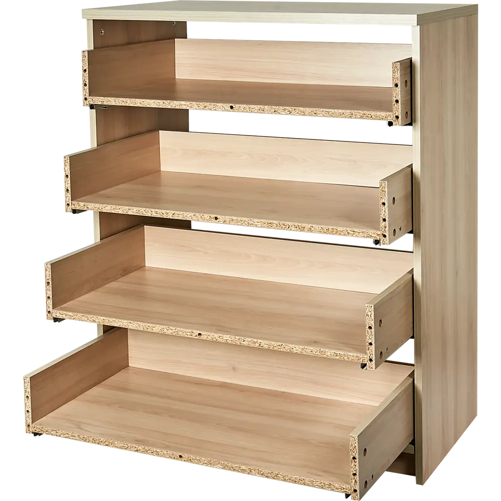 Santreyd - Каркас комода на 4 ящика 80 см в стиле дуб комано 88895639 STLM-1096809 - Вид №1