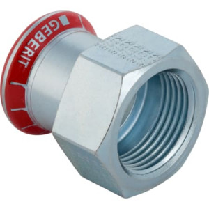 21827 Переходник Geberit Mapress из углеродистой стали, с внутренней резьбой Geberit
