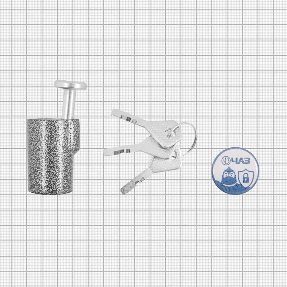 Навесной замок ЧАЗ с защитой от срезания для гаражей и подсобок 85443716 STLM-0062823 - Вид №2