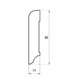 Плинтус Magestik floor Массивный Ипе 1000х80 мм.