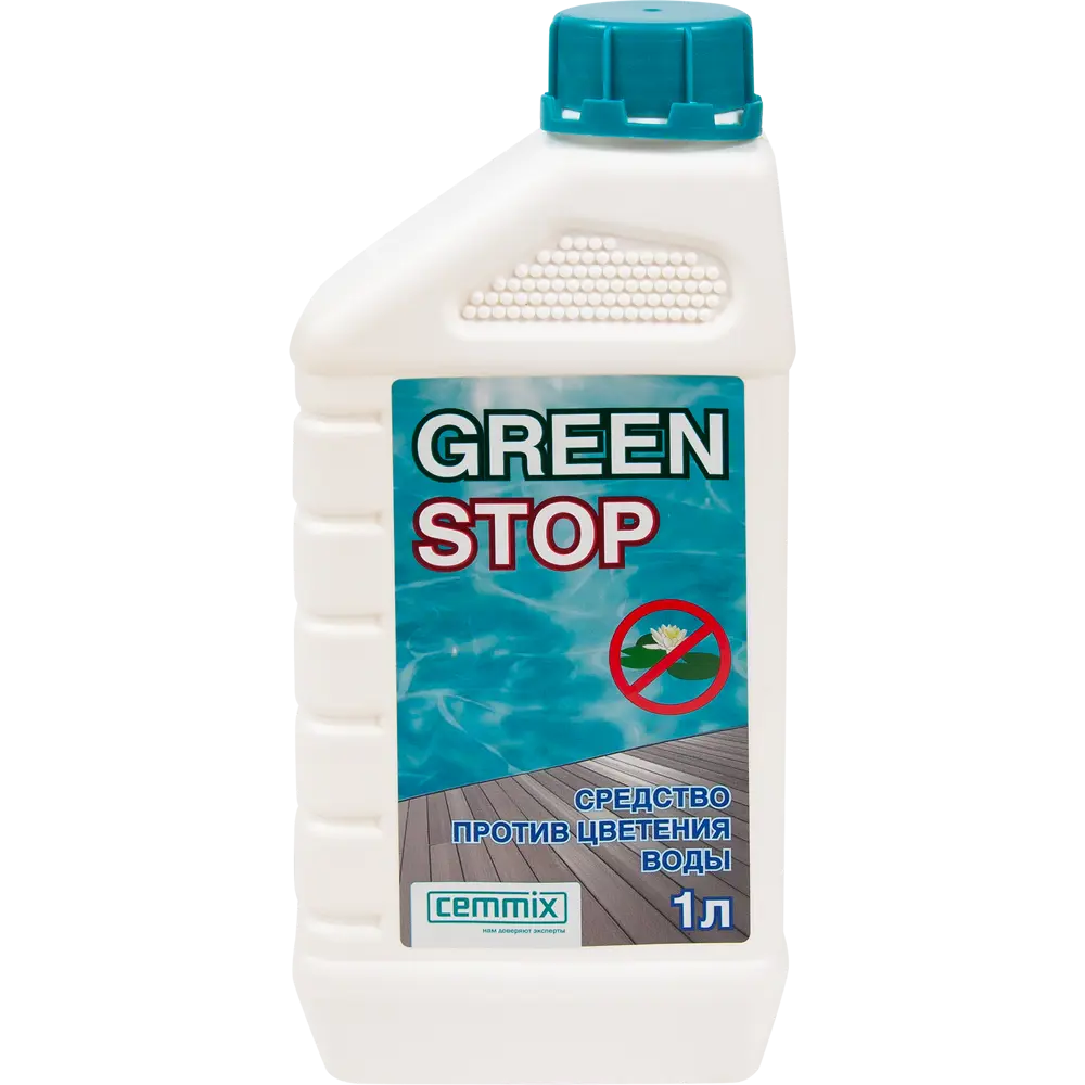 88266101 Средство дезинфицирующее для бассейна Cemmix GreenStop 1 л STLM-0077100  - Вид №2