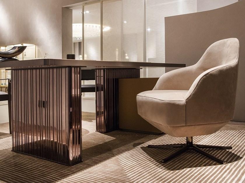 Paolo Castelli Кресло из нубука с 4-мя спицами и подлокотниками Venice sun-id-1416990 - Вид №4