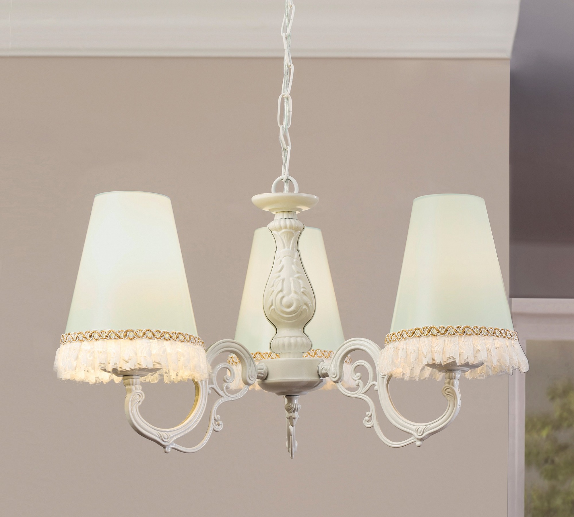 Люстра детская голубая Paradise CILEK FLORA 00-3832369 Белый;голубой Santreyd - Вид №1