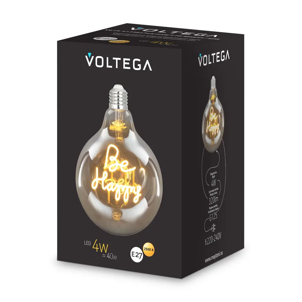 Voltega Be Happy 8556 - филаментная лампа ретро-дизайн с теплым светом 89376370 STLM-1354630 - Вид №2