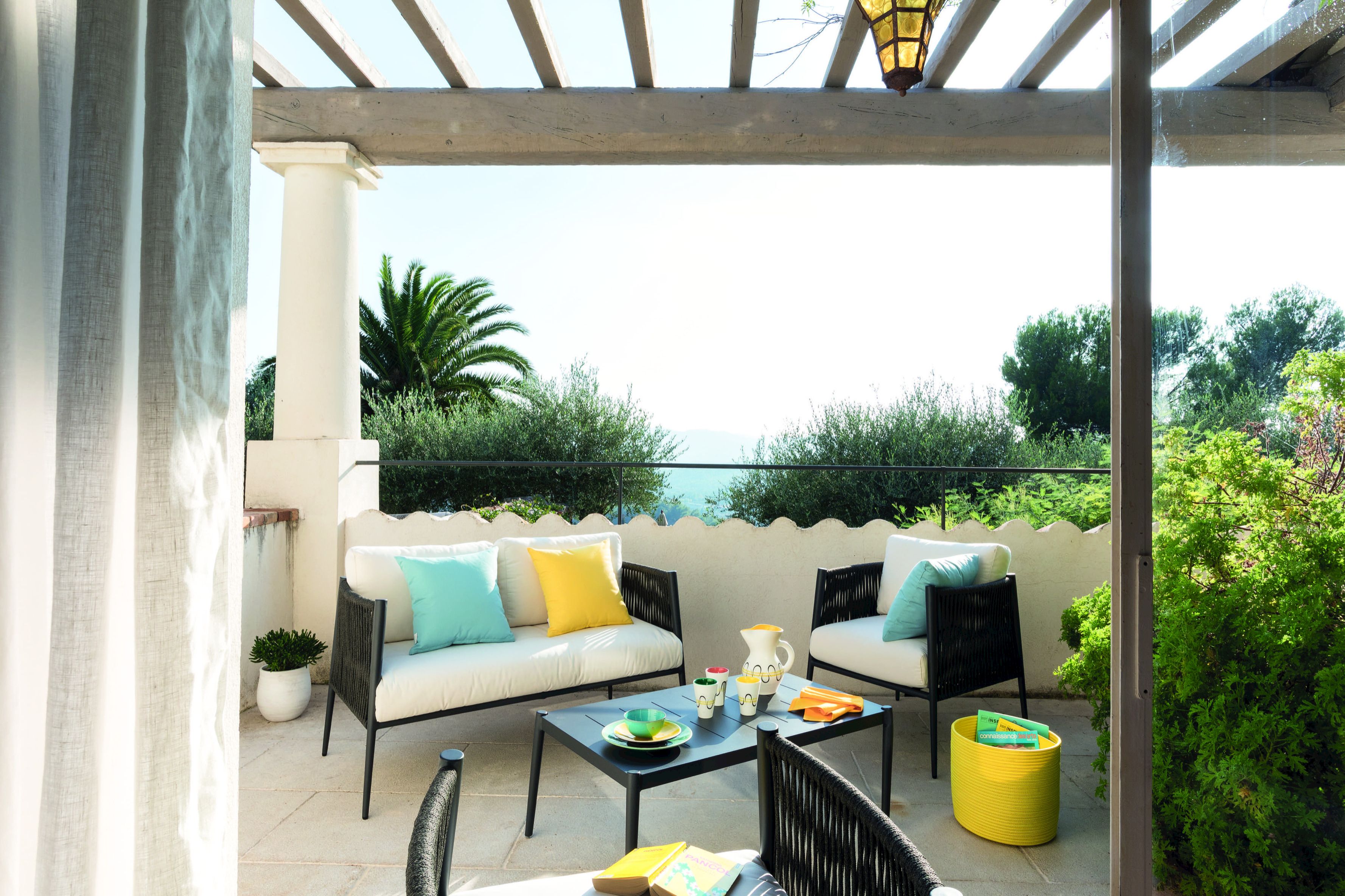 Алюминиевый садовый стул и полиолефиновая веревка Unopiù свет ARCH-00077755 - Вид №10