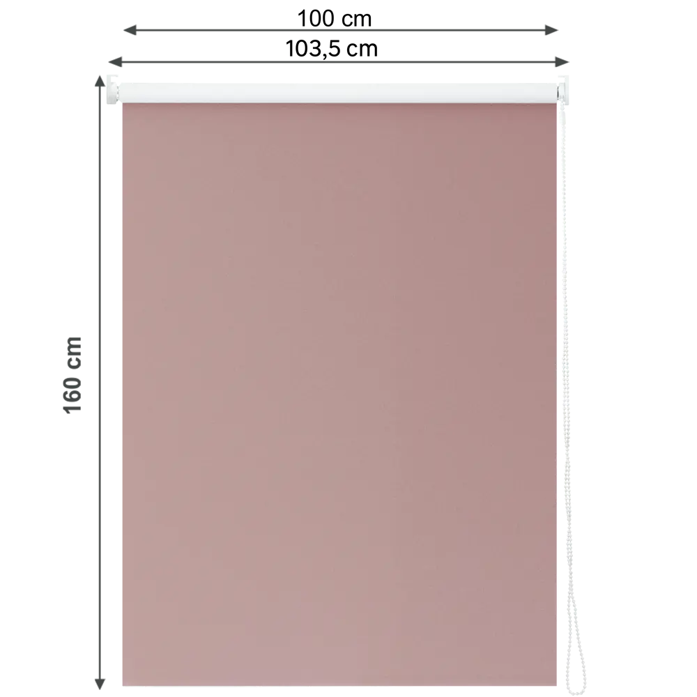 Штора рулонная блэкаут Inspire Santos 100x160 см сиреневая Santal 4 82692266 STLM-2124714 - Вид №1