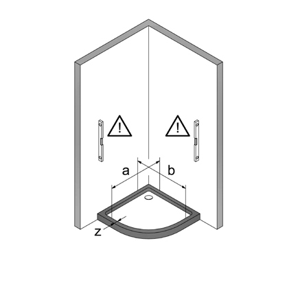 B9462ULUTR Polaris Сollection душевая зона  Samo 40377 - Вид №1