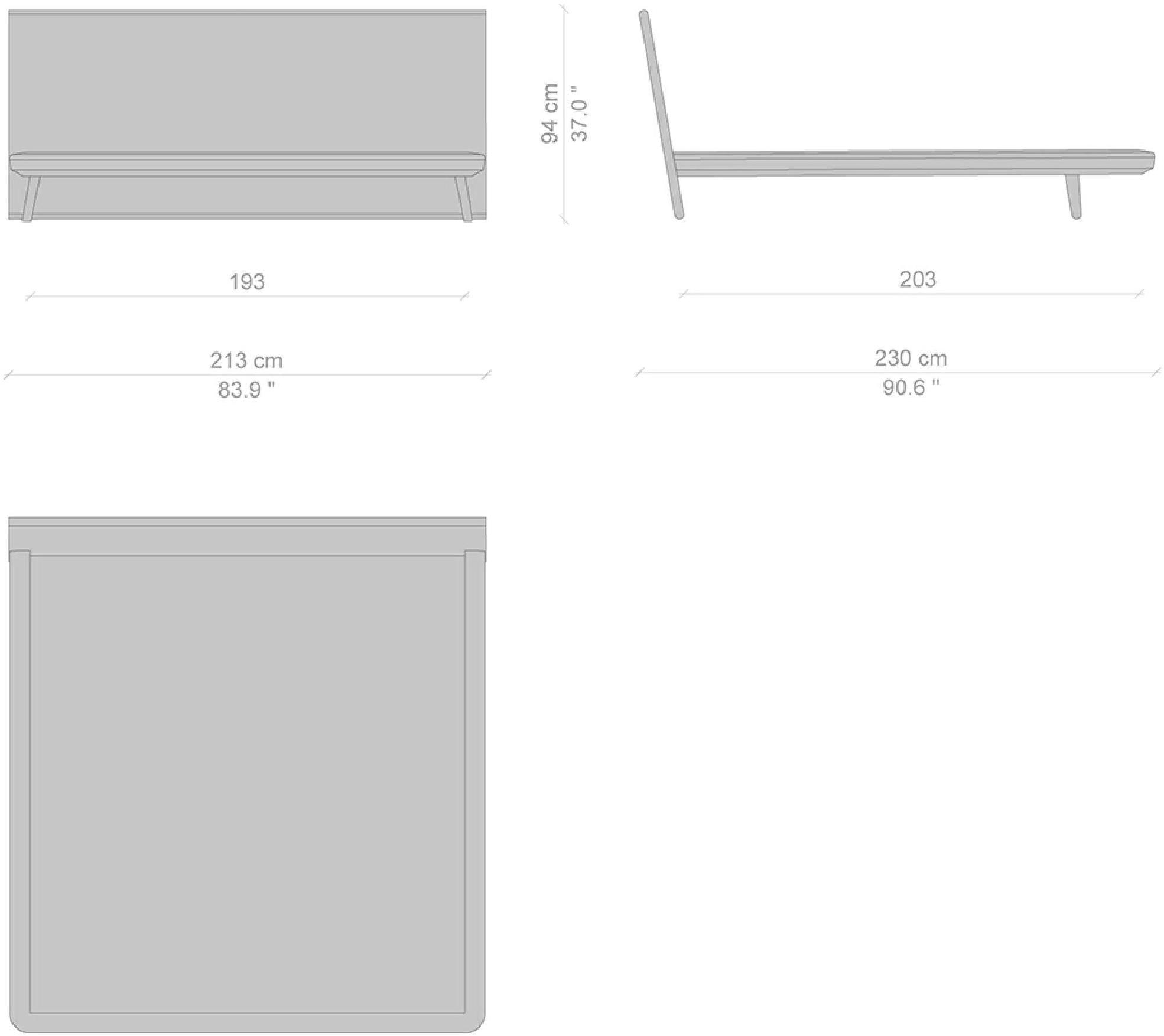 Cassina Кровать с изголовьем из ясеня  L42  - Вид №41