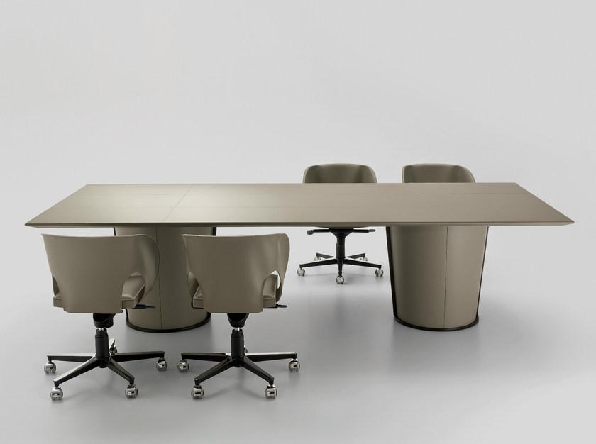 i 4 Mariani Прямоугольный кожаный стол Papier sun-id-1426474 - Вид №1