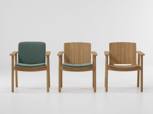 Стул для сада из тикового дерева