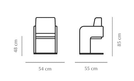 Консольный стул с подлокотниками DOOQ Odisseia ARCH-00023083 - Вид №13