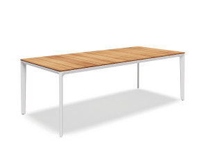 Прямоугольный стол для сада с тиковым верхом