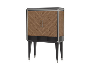 Деревянный барный шкаф