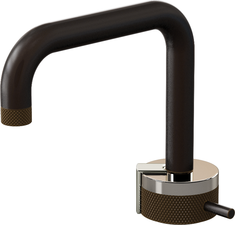 E-11500-R1PN-L2PC-OB Однорычажный прогрессивный смеситель для раковины - излив 15,3см GRAFF MOD+