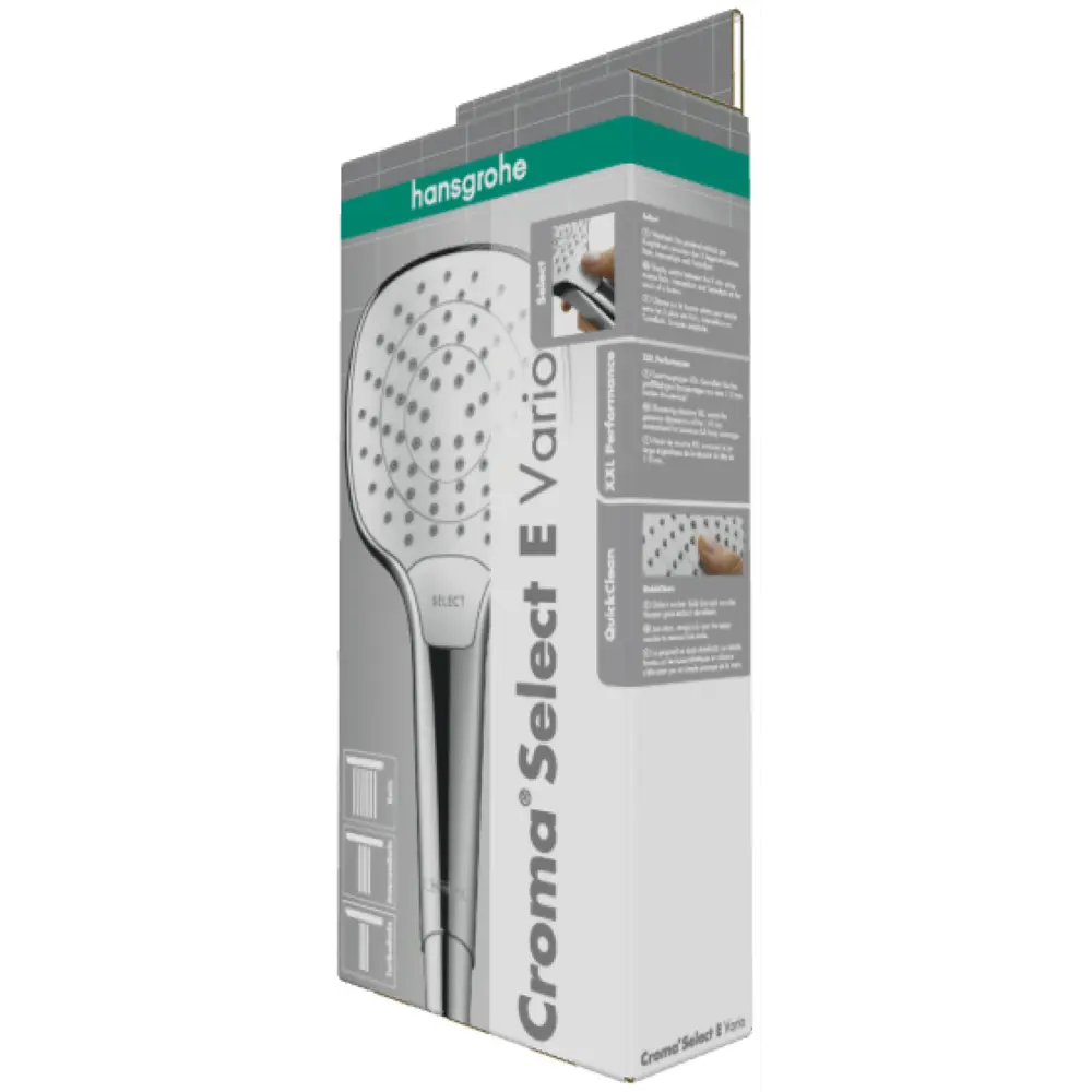 Лейка для душа Hansgrohe Croma Select E Vario, 3 режима 82600632 STLM-2133233 - Вид №3