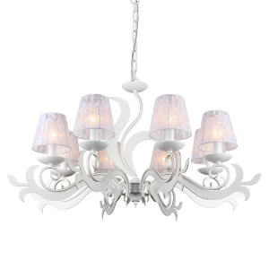 Подвесная люстра Omnilux Caulonia OML-75203-08 OMNILUX CAULONIA 187268 Белый