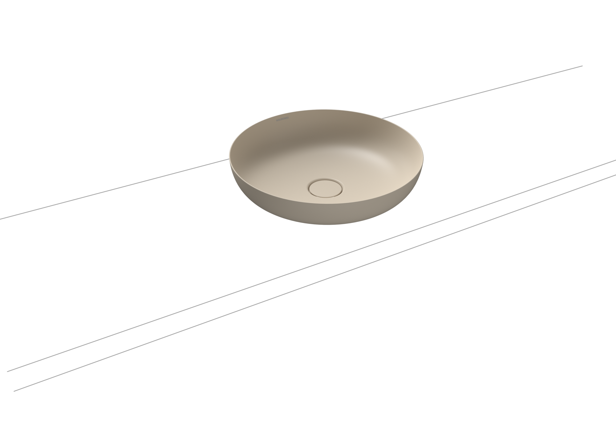 Умывальник KALDEWEI Сталь эмалированная 3180 443 теплый бежевый 20 3180443