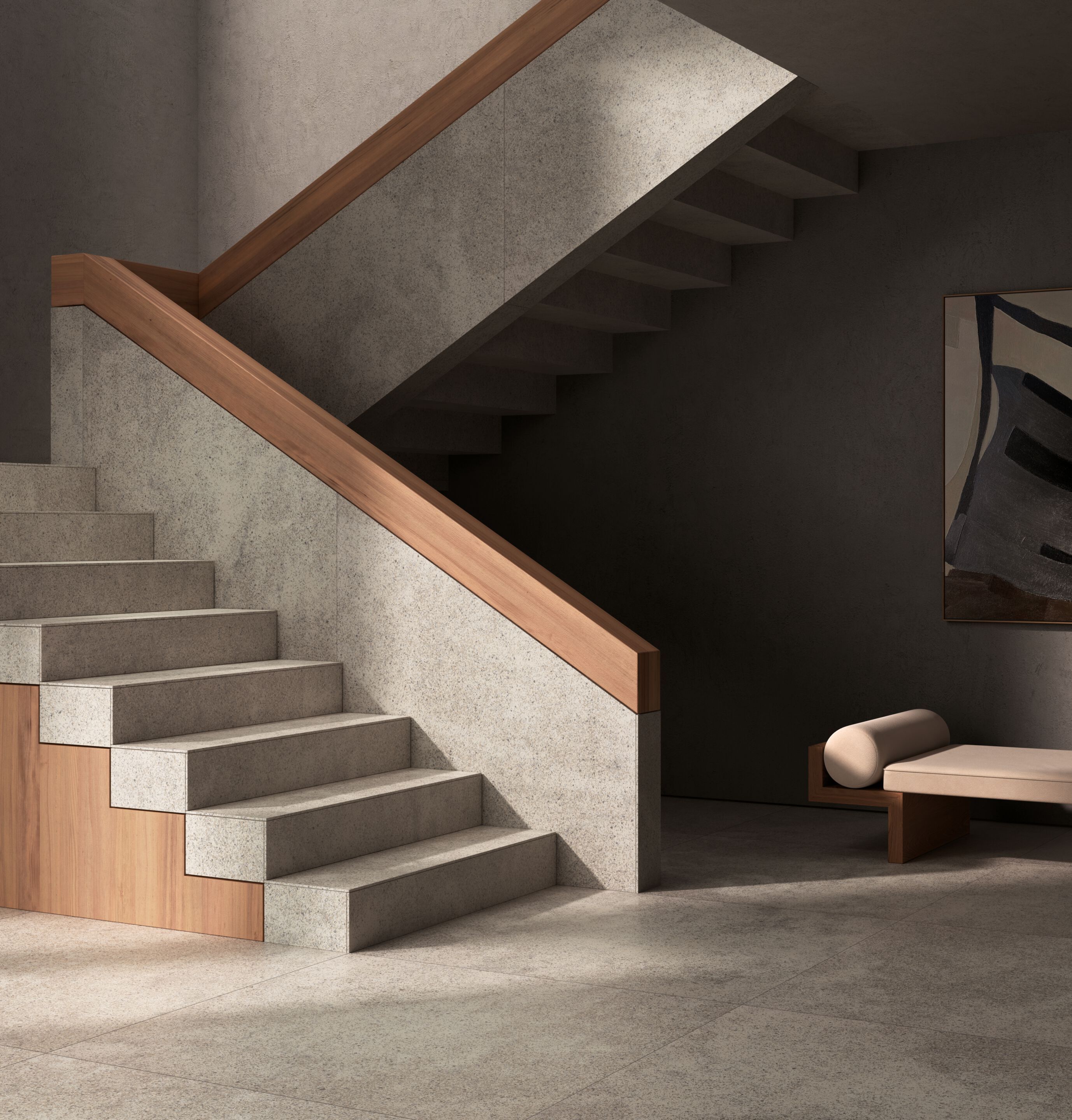 Пол / облицовка керамогранита с эффектом гранита FMG Нео Гранит ARCH-00089461 - Вид №2