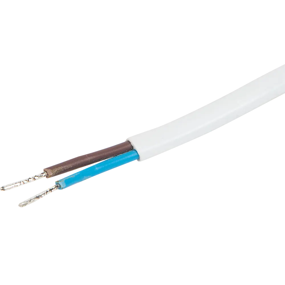 Шнур с выключателем 2 м 220 В цвет белый TDM ELECTRIC STLM-2139830 - Вид №2