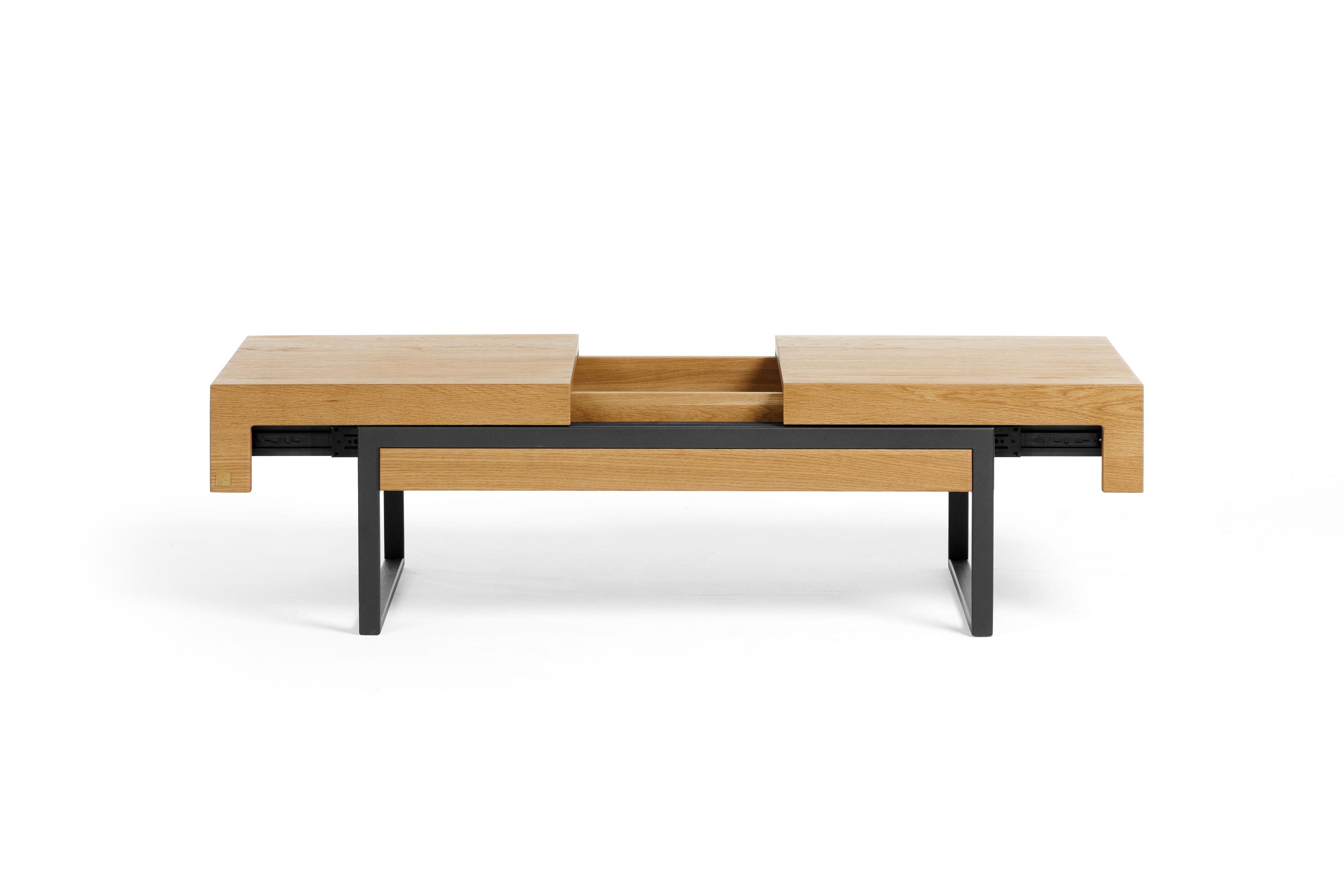 Журнальный столик из массива дерева с отсеком для хранения Milla & Milli офсетная ARCH-00147250 - Вид №10