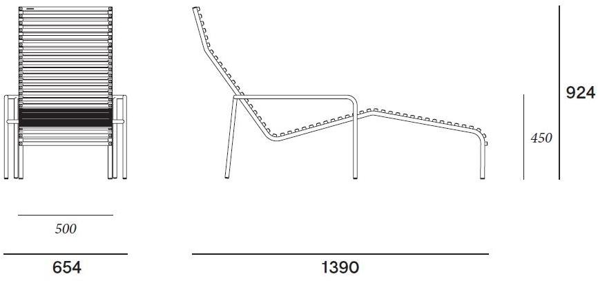 Extremis Шезлонг с подлокотниками Extempore sun-id-1405662 - Вид №3