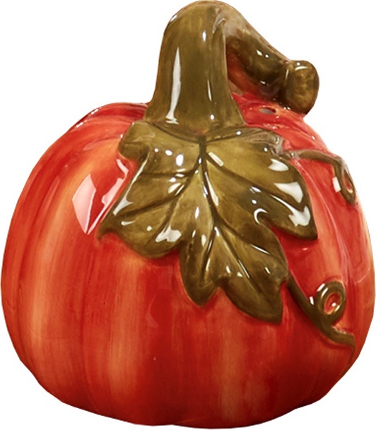 10642248 Certified International Набор для соли и перца 3D Certified Int. Осенние краски.Тыквы 7см, 10см, керамика Керамика 