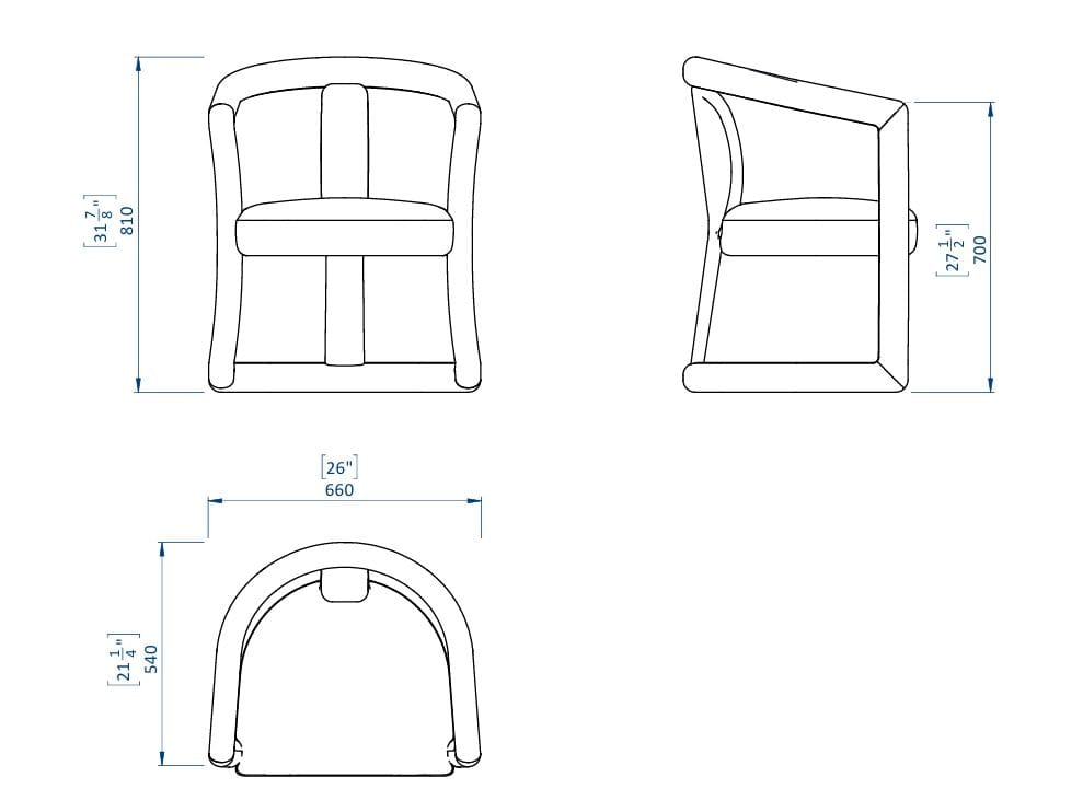 Тканевый стул Casa Magna Essence ARCH-00035664 - Вид №4