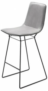 Freifrau Кожаное кресло с высокой санкой и подставкой для ног Amelie