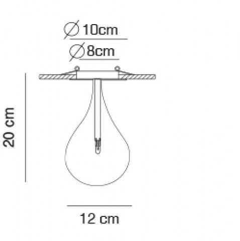 Alma light Светодиодный потолочный светильник Drop led 9111led - Вид №2