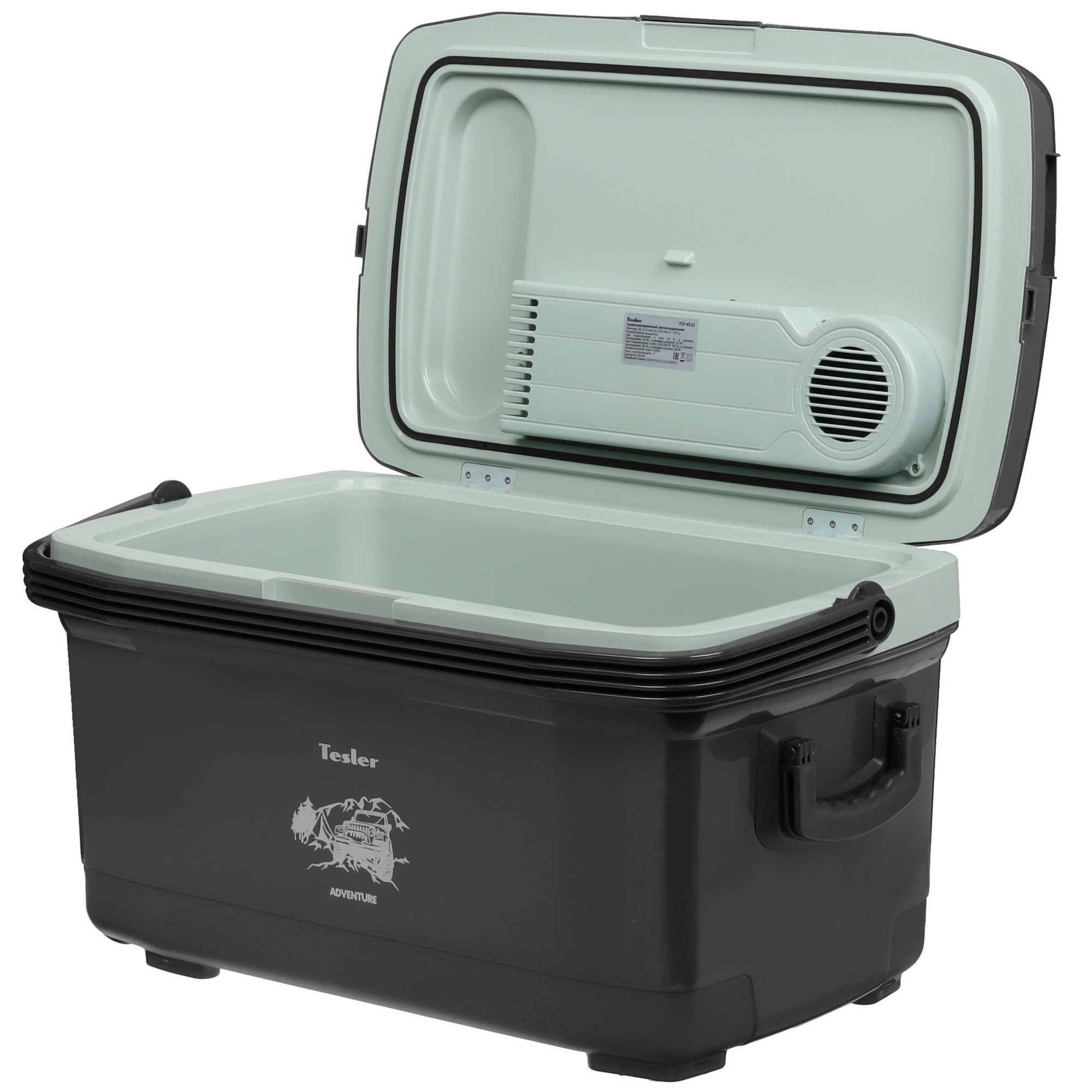 9117911 Холодильник автомобильный Tesler TCF-4512 серый STDN-0125585 - Вид №2