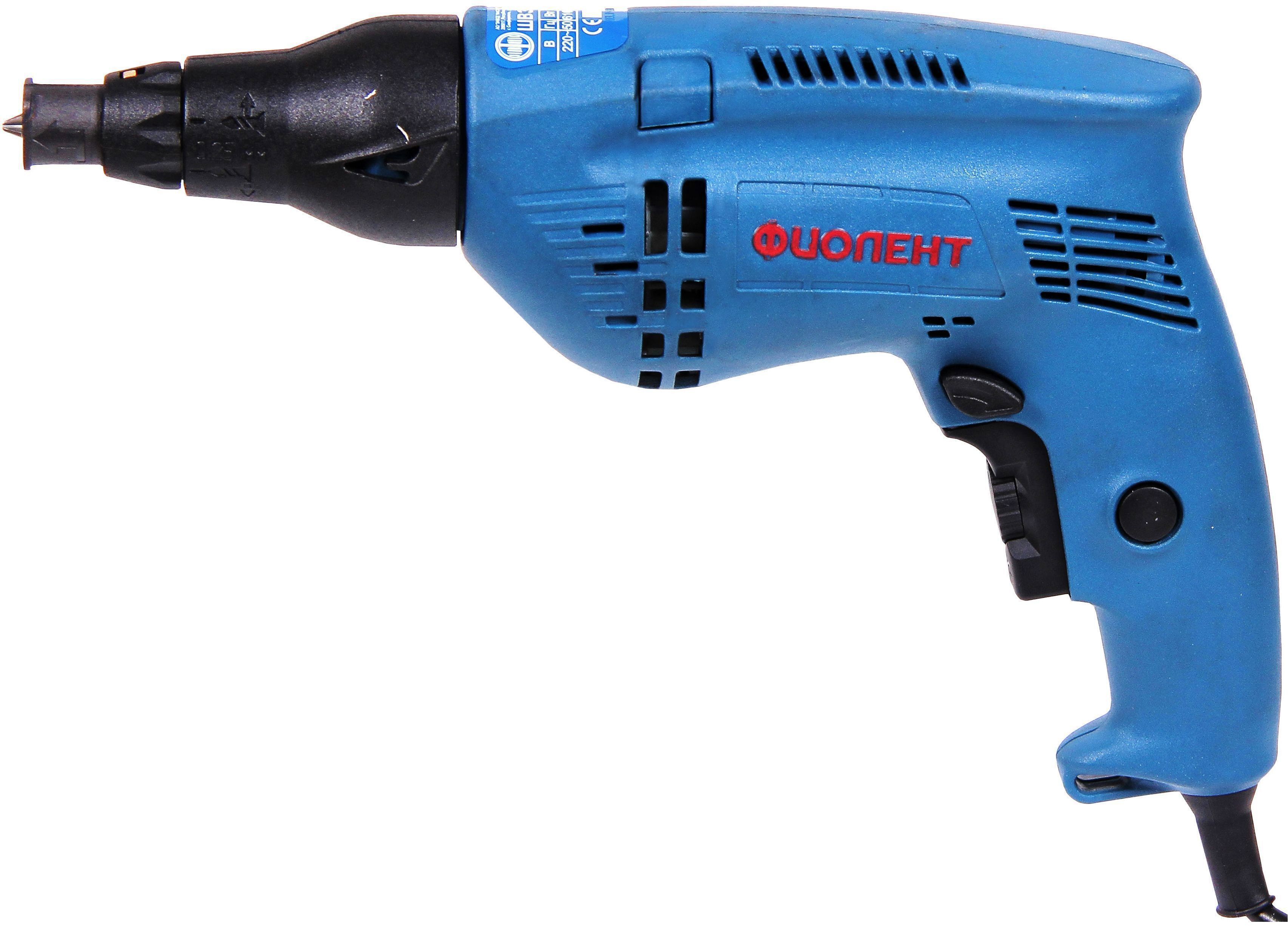 18252679 Шуруповерт сетевой по гипсокартону ШВ3-6-РЭ, 610 Вт STLM-0010108 ФИОЛЕНТ  - Вид №1