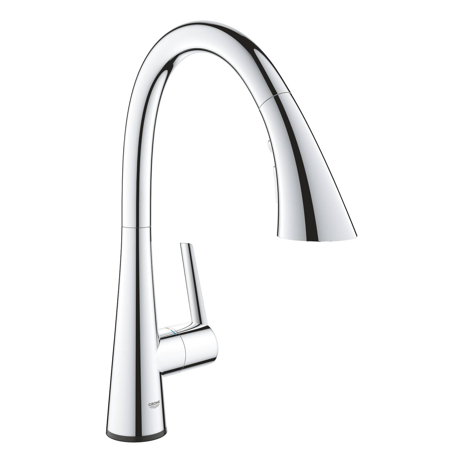 Смеситель для кухни GROHE Zedra Touch сенсорный однорычажный, хром (30219002) - Вид №2