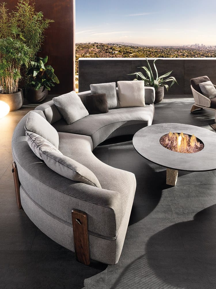 Секционная ткань открытый диван Minotti ARCH-00087721 - Вид №2