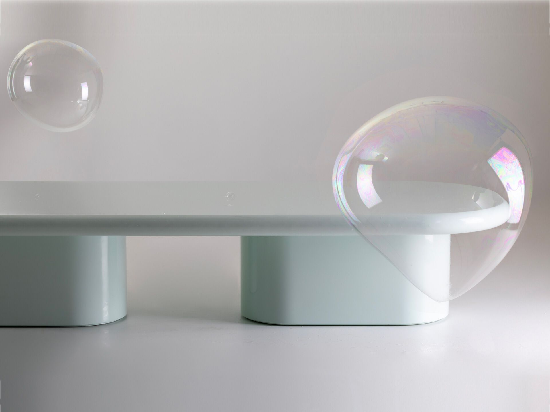 Низкий прямоугольный журнальный столик из МДФ Punto Zero Franca e Allegra ARCH-00074304 - Вид №2