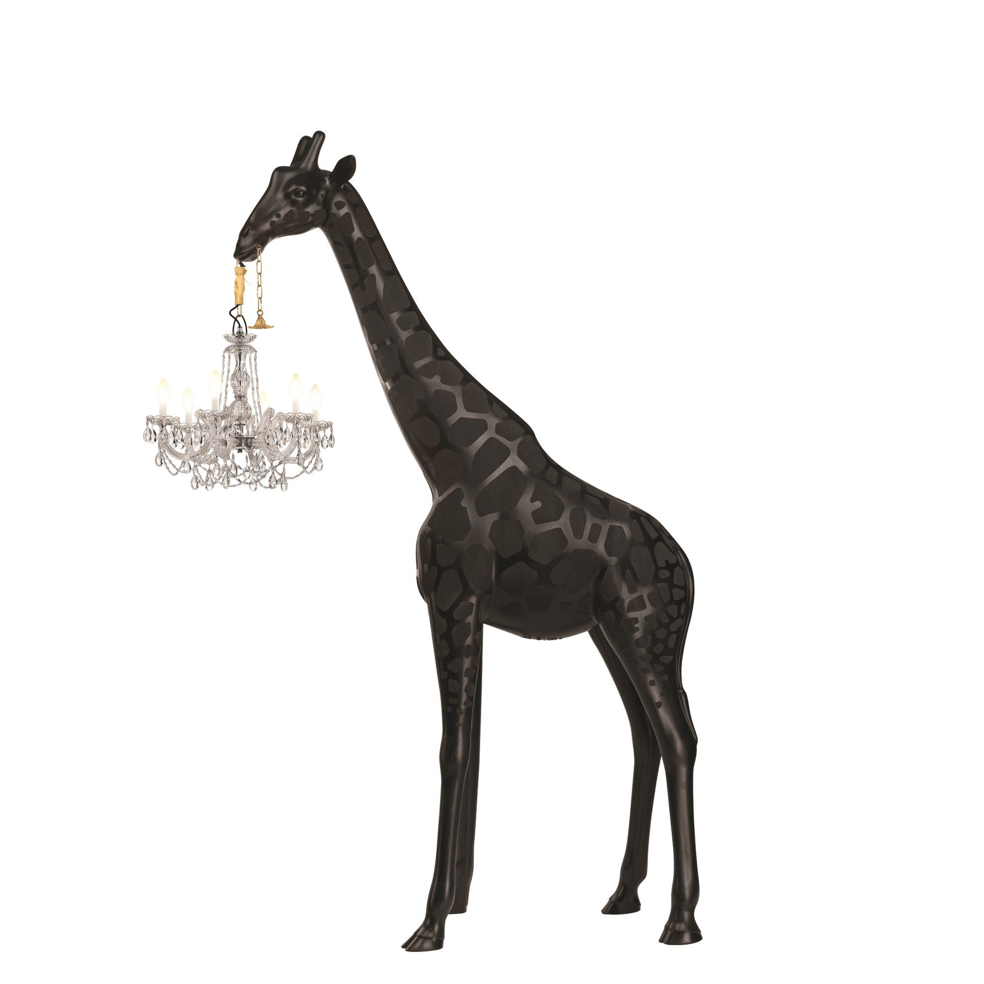 Напольный напольный светильник Сид полиэтилена Qeeboo Giraffe In Love ARCH-00101024 - Вид №1