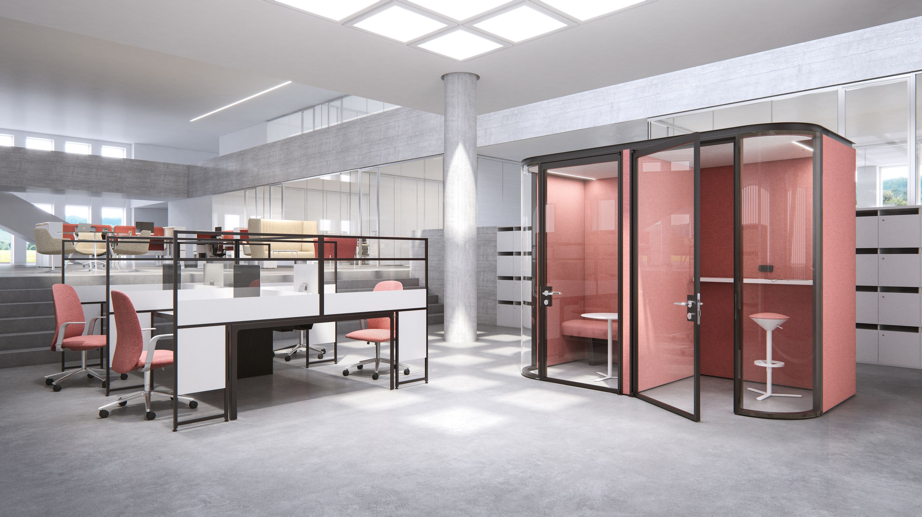 Одноместный акустическая офисная кабина ESTEL GROUP Collaborative Room ARCH-00130557 - Вид №10