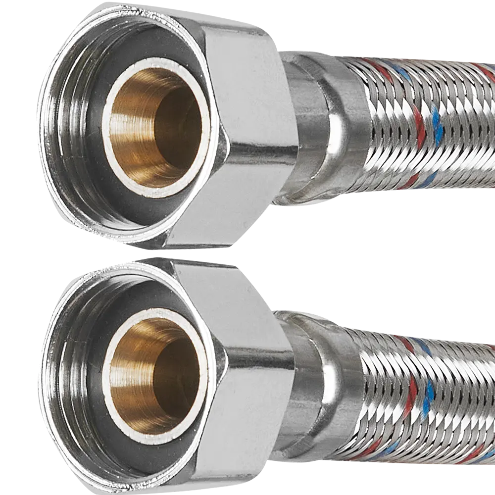 Гибкая подводка для воды Aquabeam 3/4" гайка - гайка 80 см STLM-2174907 - Вид №1