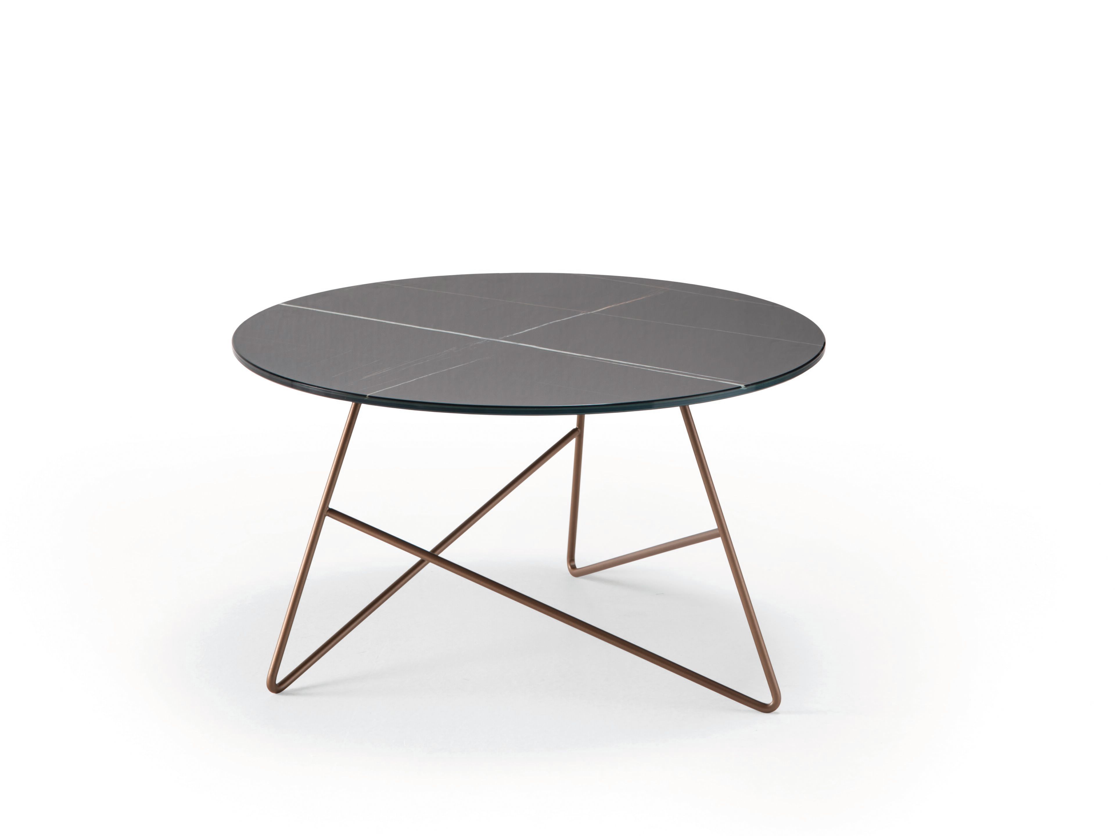 Круглый металлический журнальный столик MEMEDESIGN ERMIONE PRIVÈ ARCH-00029830