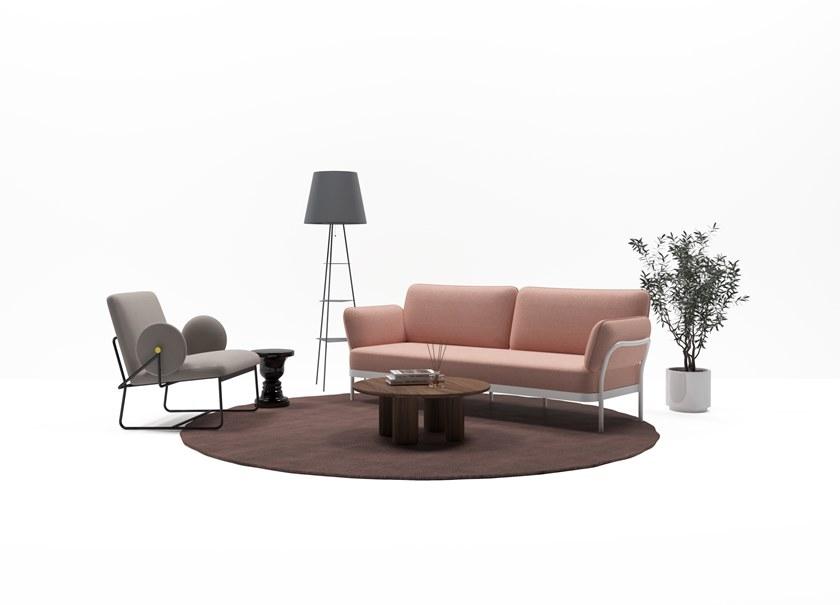 Grado Design Низкий круглый журнальный столик из мдф  Peb-tb-ct-c  - Вид №14