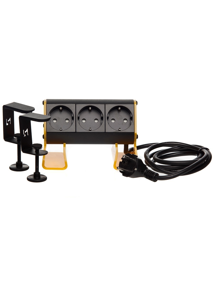 Блок электрических розеток Stage 12103 Black NAVAKO  - Вид №2